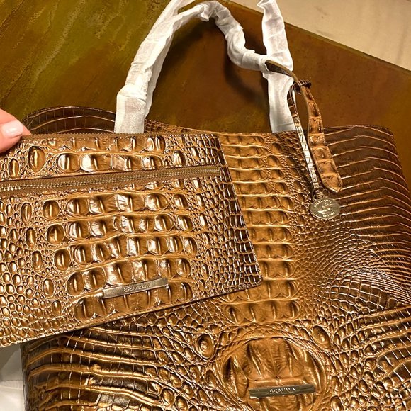Giftable! NWT Brahmin Brooke Tote!  STUNNING! Work?  Travel? - Picture 12 of 12